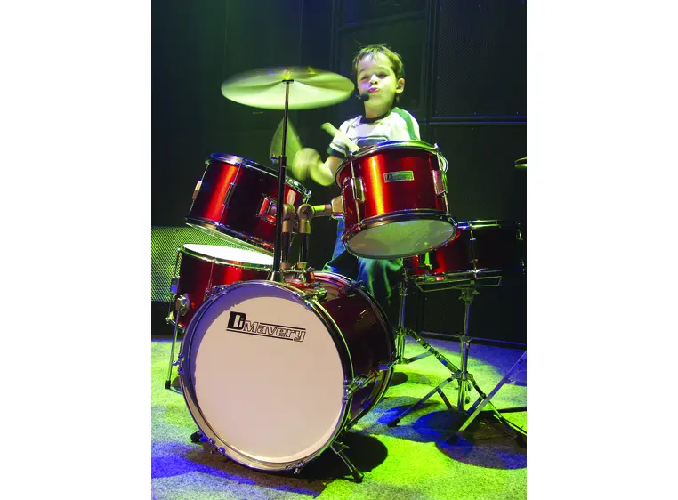 DIMAVERY JDS-305 Kids Drum Set, red 